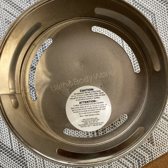 Bath & Body Works Silver and Black Candle Holder - Picture 2 of 5